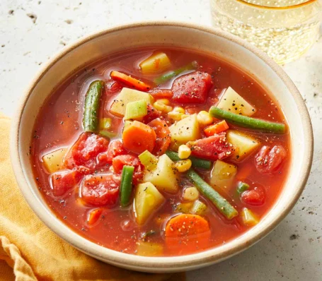Fresh soup ..