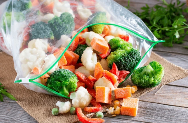 Frozen vegetable ..
