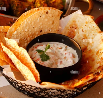 Papad and Raita ..