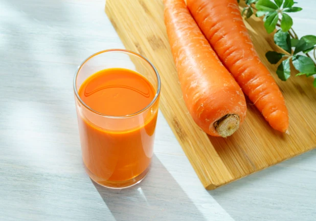 Carrot juice ..