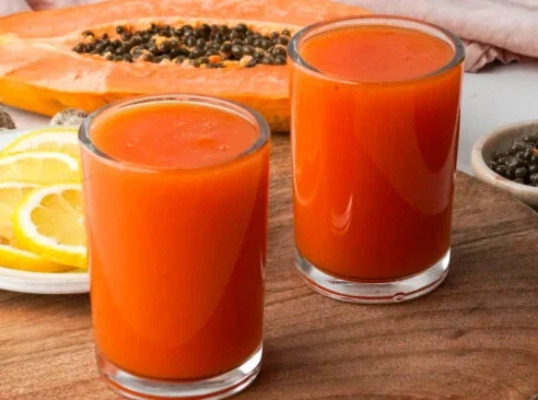 Papaya juice ..