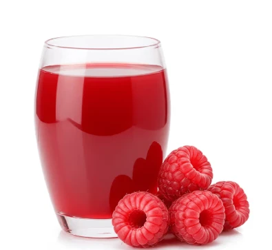 Fresh Raspberry juice ..